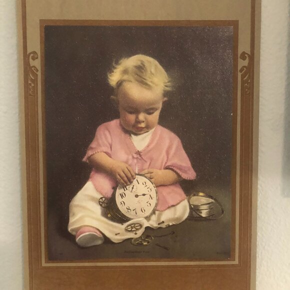 Vintage "Rattling Good Time" Antique Calendar Art Print - Picture 1 of 5